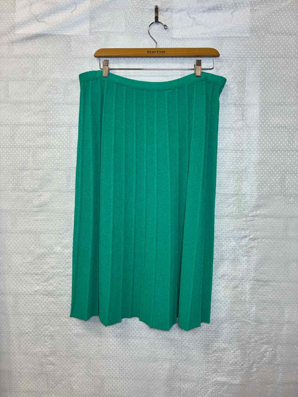 St John Vintage Knit Green Skirt Size Large