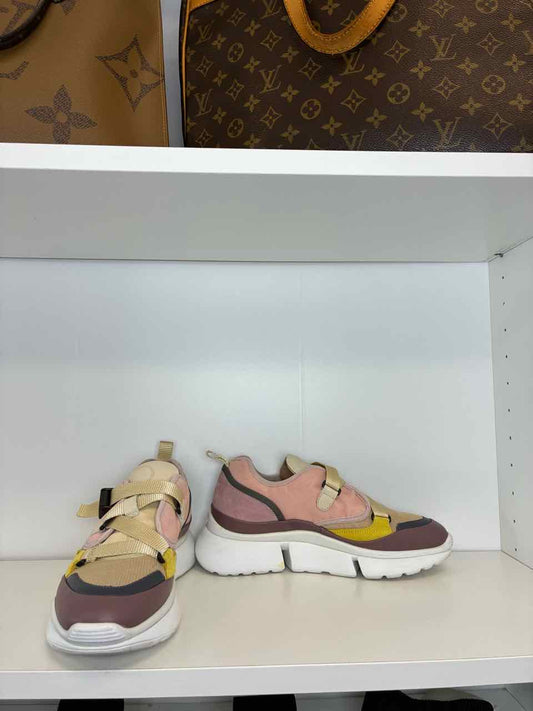 Cloe Low Top Canvas Colorblock Sneaker Size 39