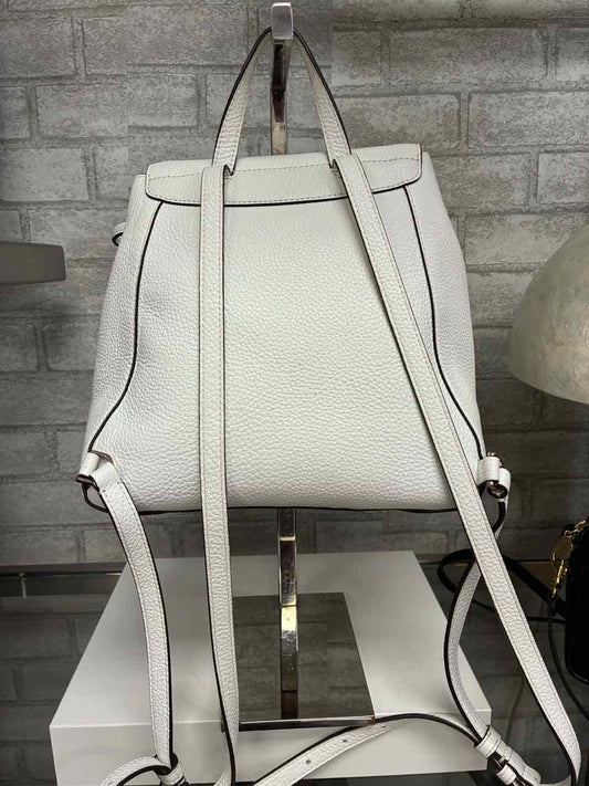 Kate Spade Canvas and White Leather Leila BackPack