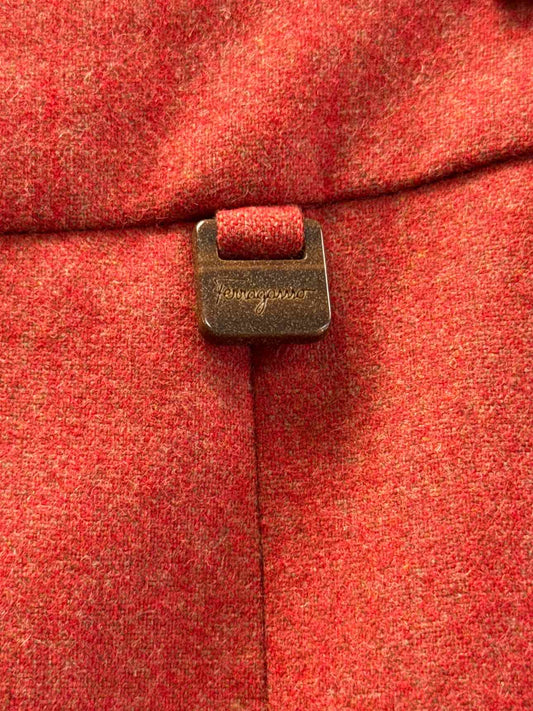 Ferragamo Vinatge Orange Wool Pencil Skirt