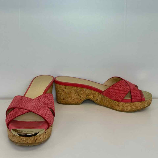Jimmy Choo Pink Size 37 Sandal Wedge