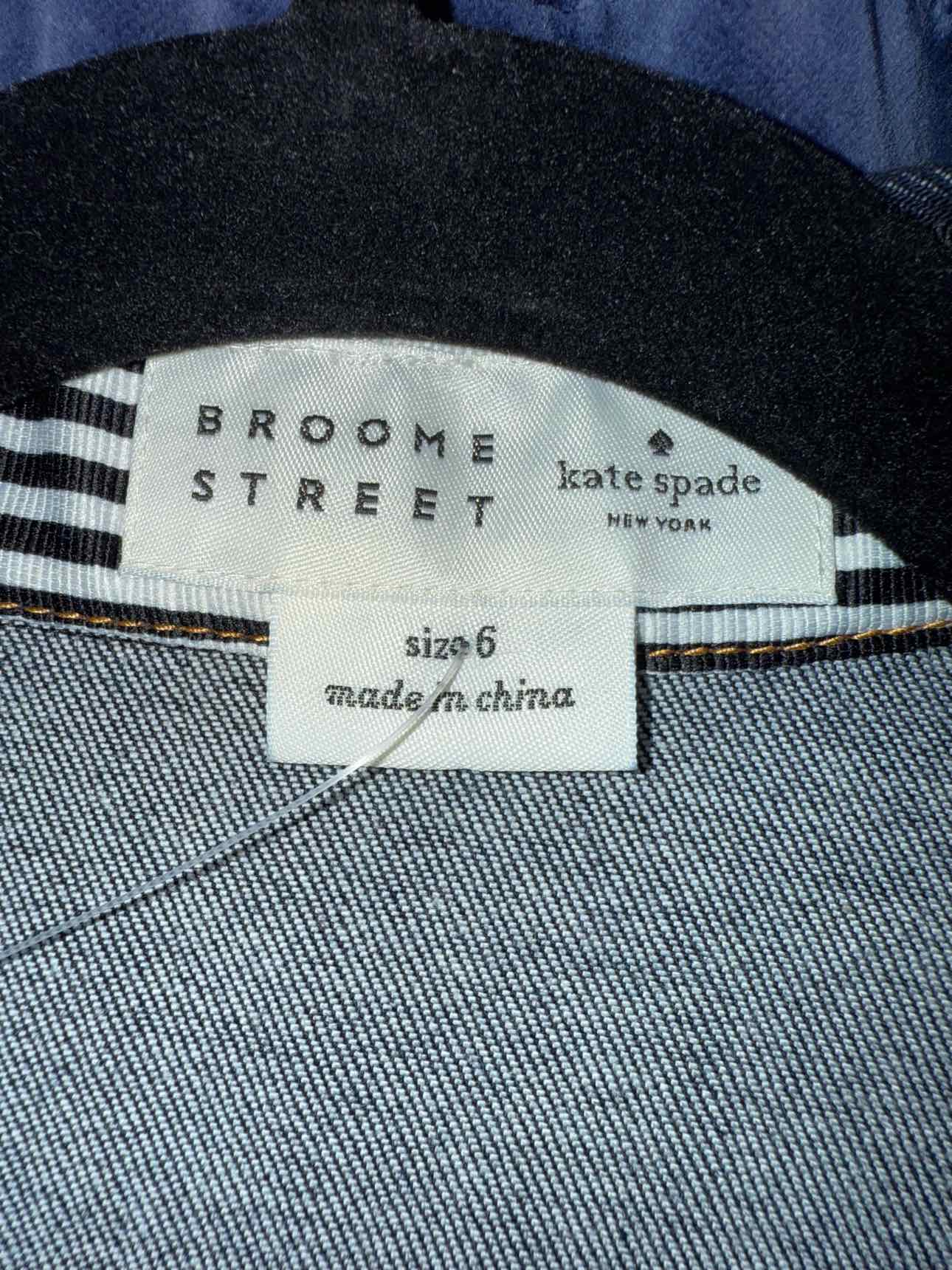 Kate Spade Jean Buttonup Dress with Pink Flowers