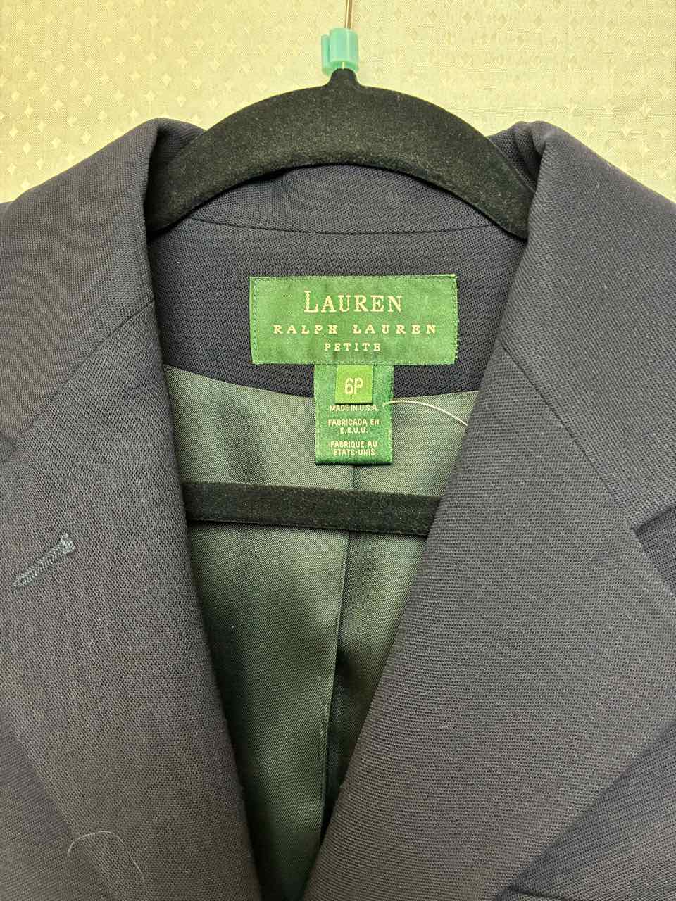 Lauren RL Vintage navy blazer 6P