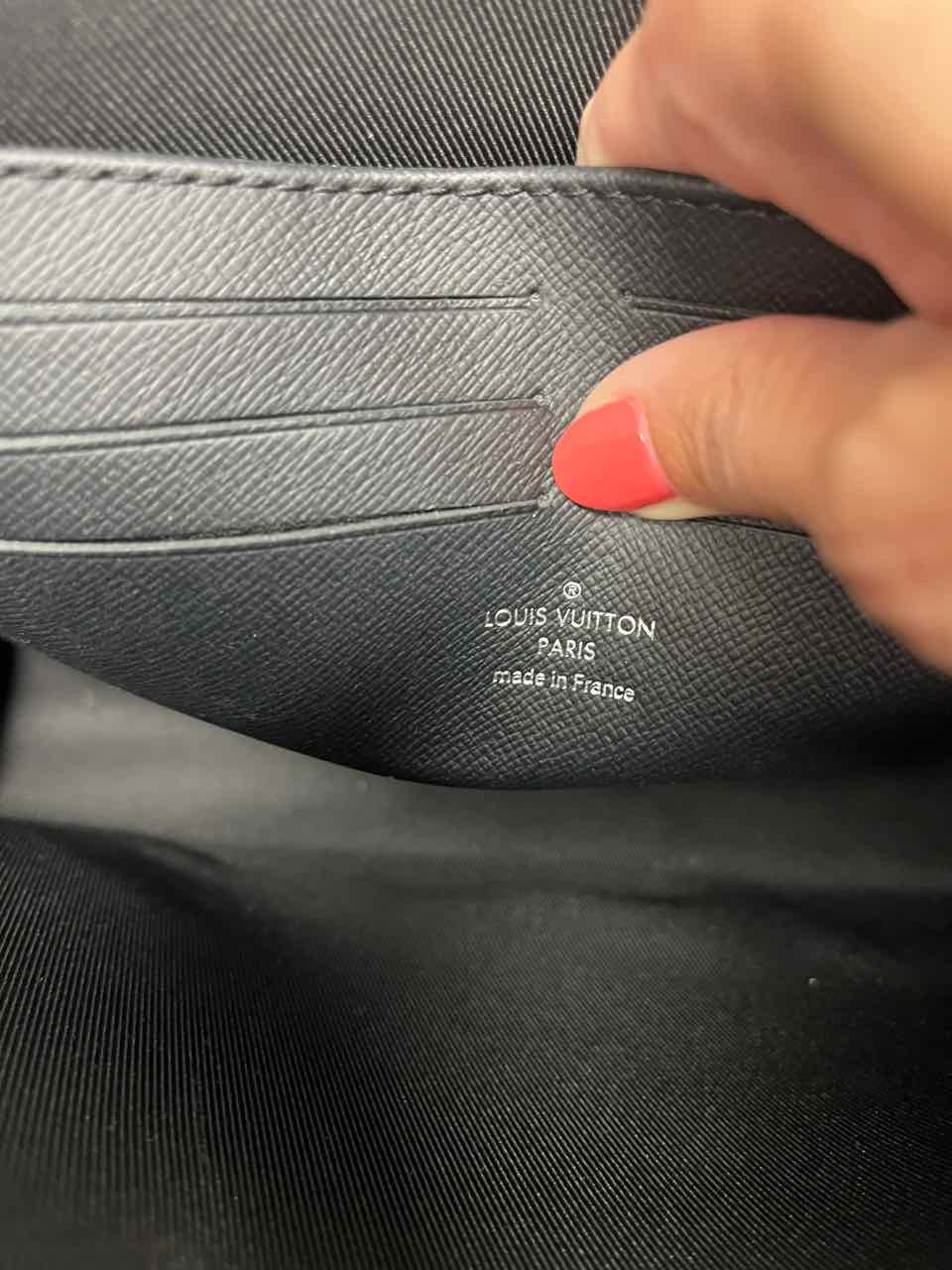 Louis Vuitton Black Monogram Pochette Voyage Eclipse Canvas Travel Bag.