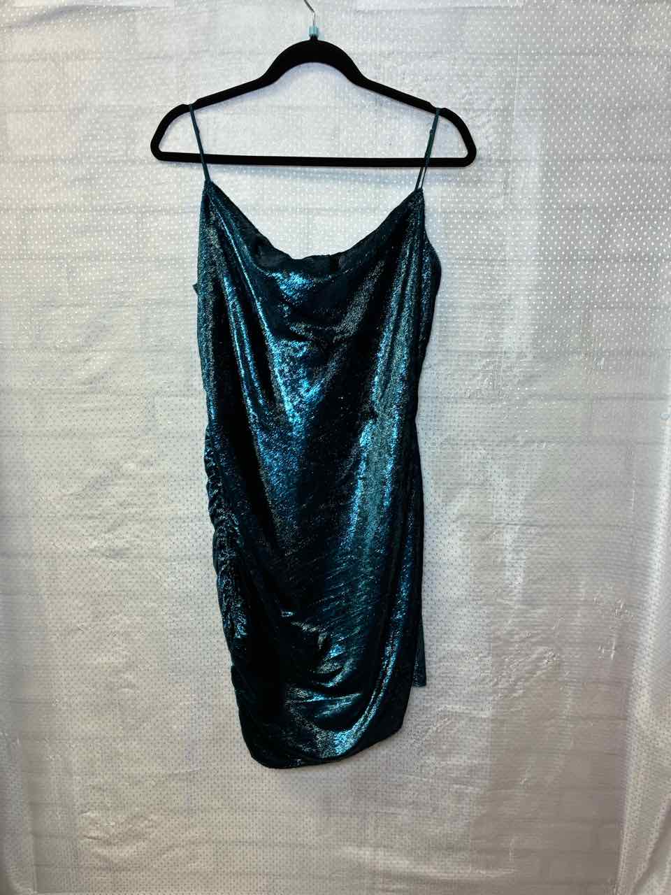 Cinq a Sept Turquoise Mini Dress Size 8