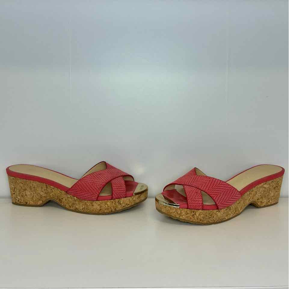 Jimmy Choo Pink Size 37 Sandal Wedge