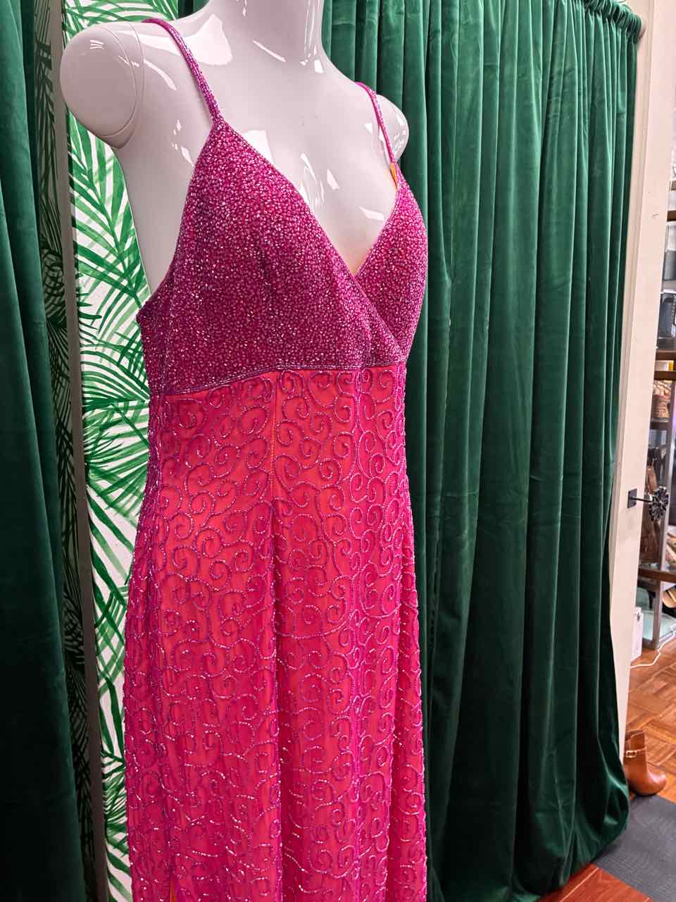 Size L Andretta Donatello Fuschia Dress