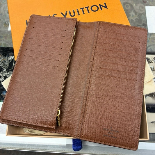 Louis Vuitton Brown Monogram Brazza Wallet