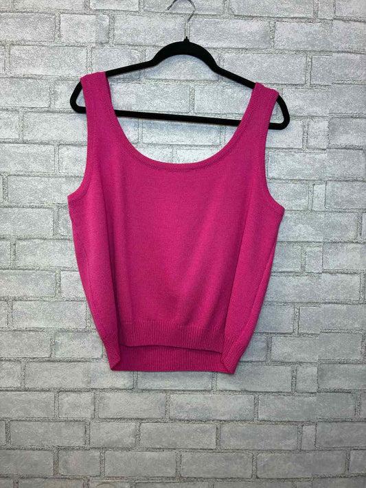 St John Knit Pink Tank Size 14