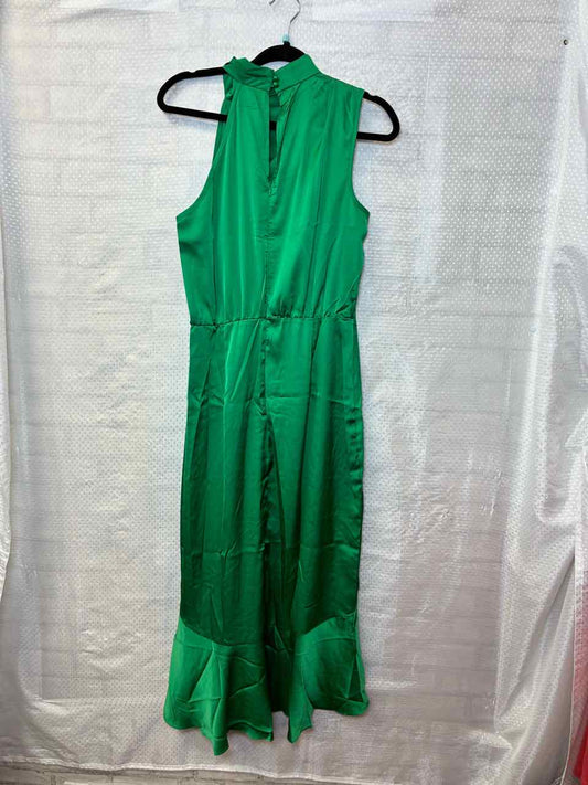 Kirundo green satin dress M