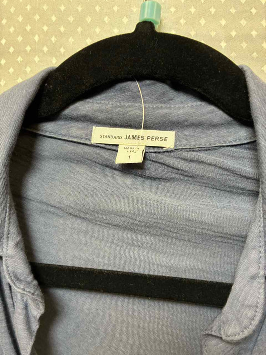 James Perse Navy Shirt Size 1