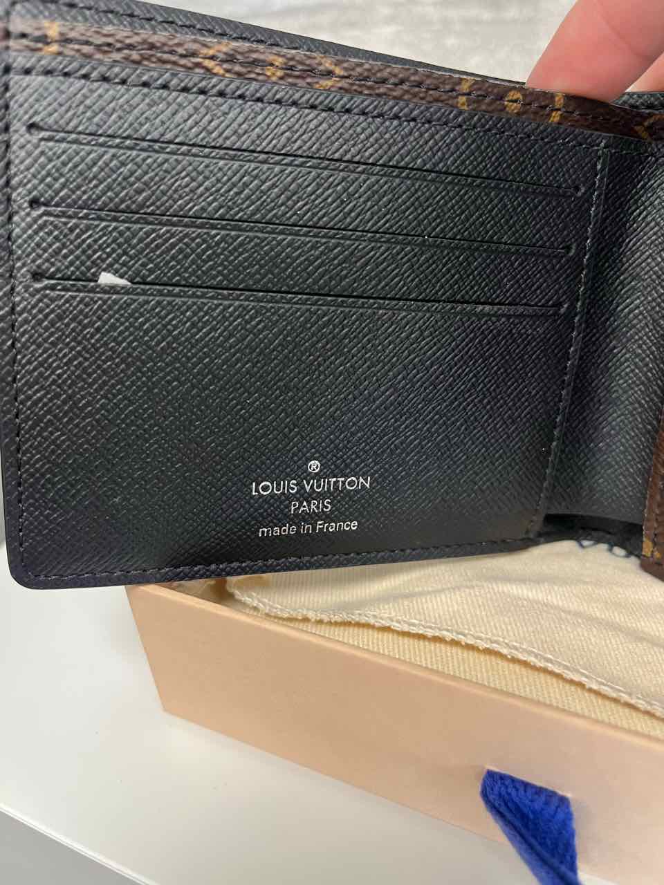 Louis Vuitton Multiple Brown and Black Monogram Macassar Canvas Wallet