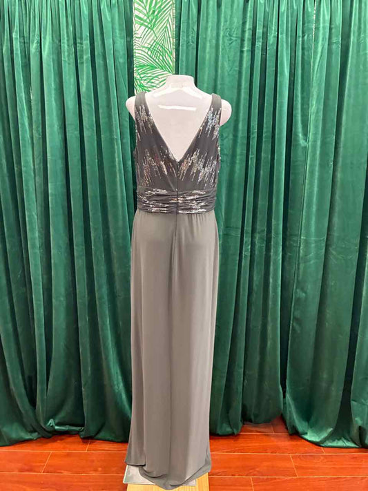 Size 10 Lauren Ralph Lauren Gray Dress