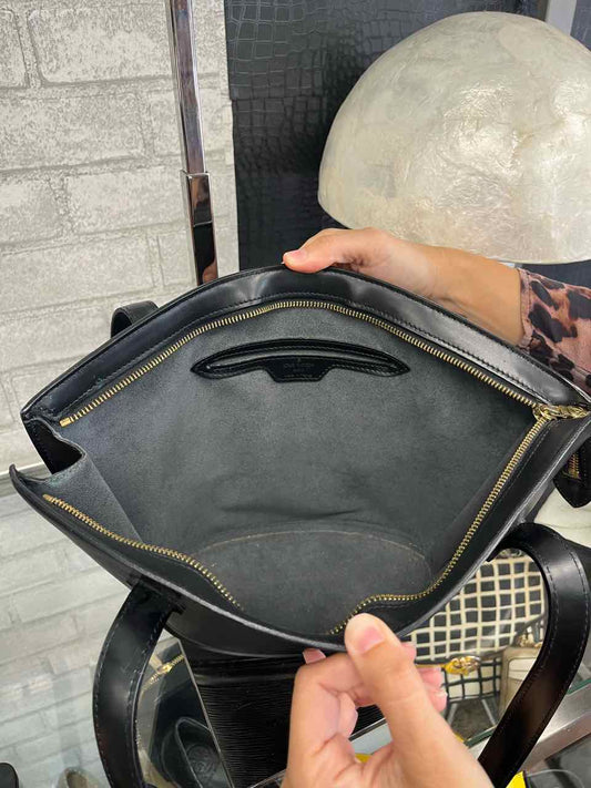 Louis Vuitton Black Epi Leather Saint Jacques Shopping Bag