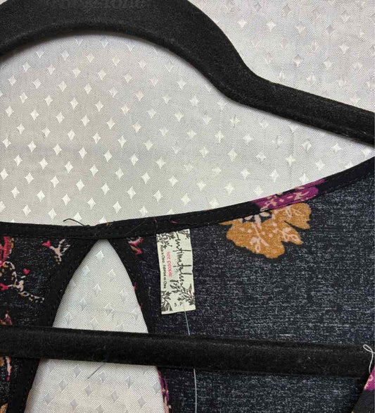 Size M Free people Black Print Dress