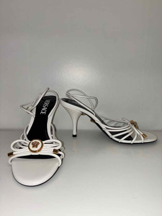 Versace Opera Bow Nappa Sandals 85mm Size 36