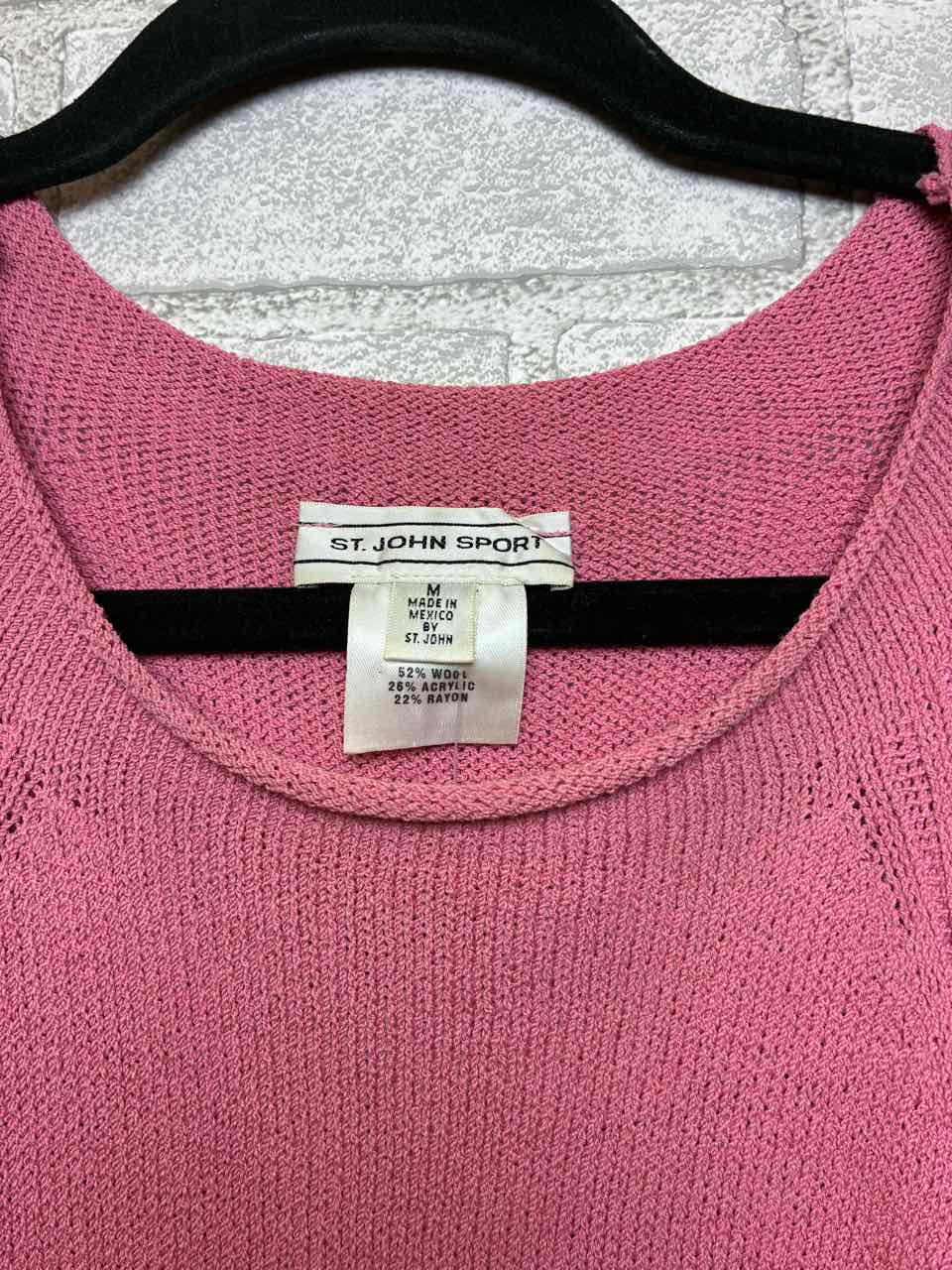St John Knit Pink Dress Size Med
