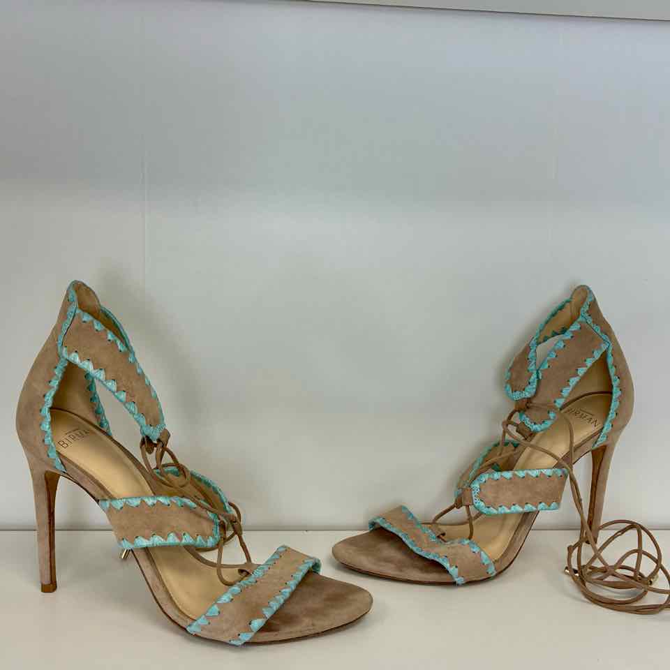 Alexandre Birman Beige Suede 36.5