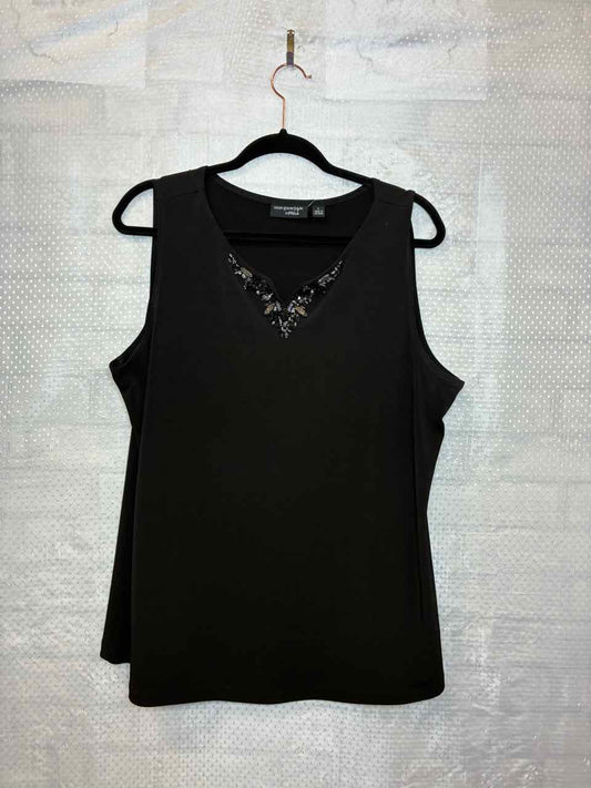 Susan Graver Black Tank Size Large