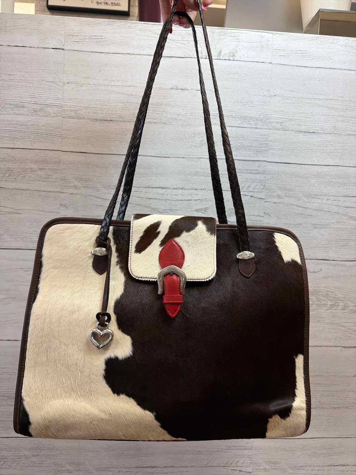 Brighton limited edition cowhide handbag