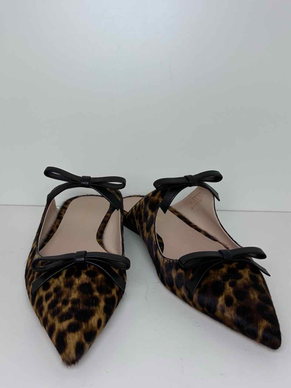 Stuart Weitzman Leopard Print Shoe Size 9 Mules