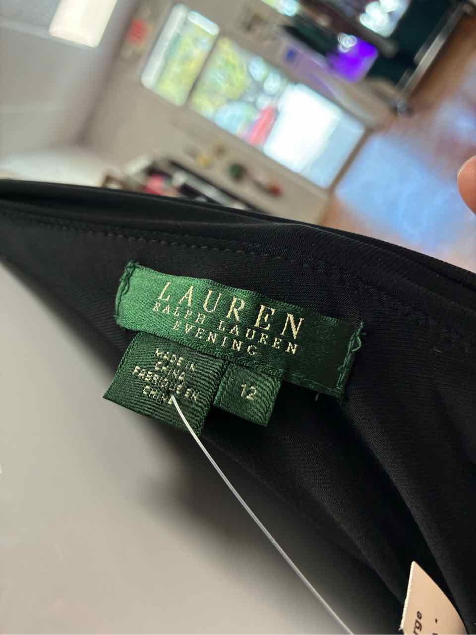 Size L Lauren Ralph Lauren Black Dress