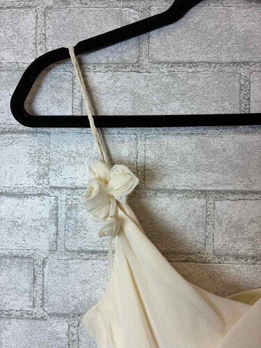 Size 6 White House Black Market Cream Dress