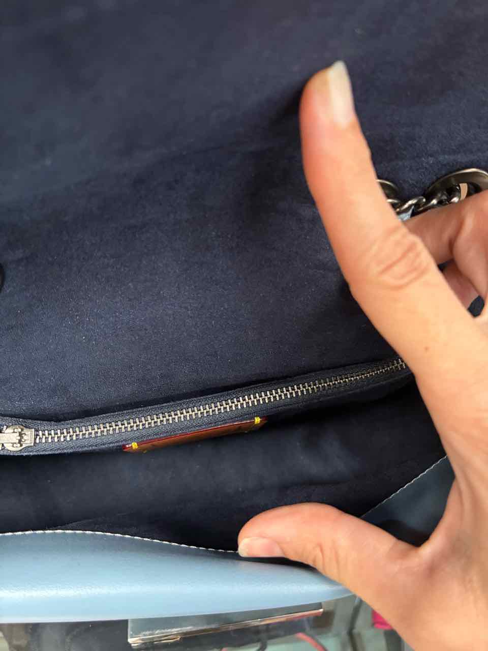 Coach Madison Smooth Calf Leather Shoulder Bag in Azure Blue