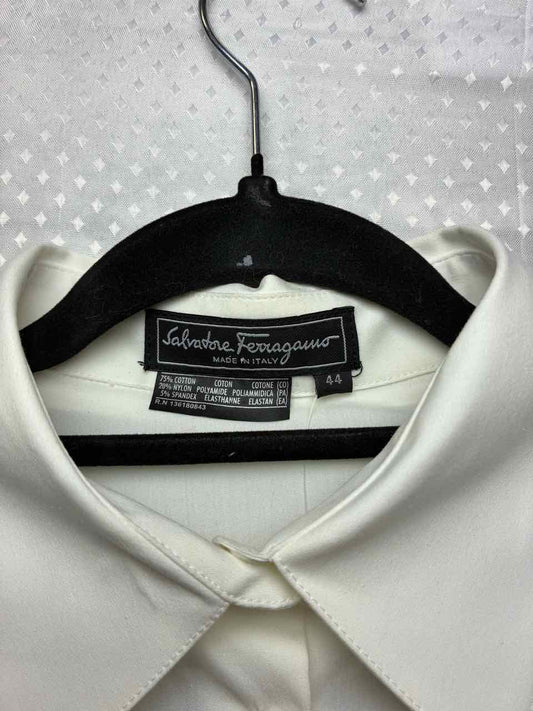 Ferragamo White Blouse size 44