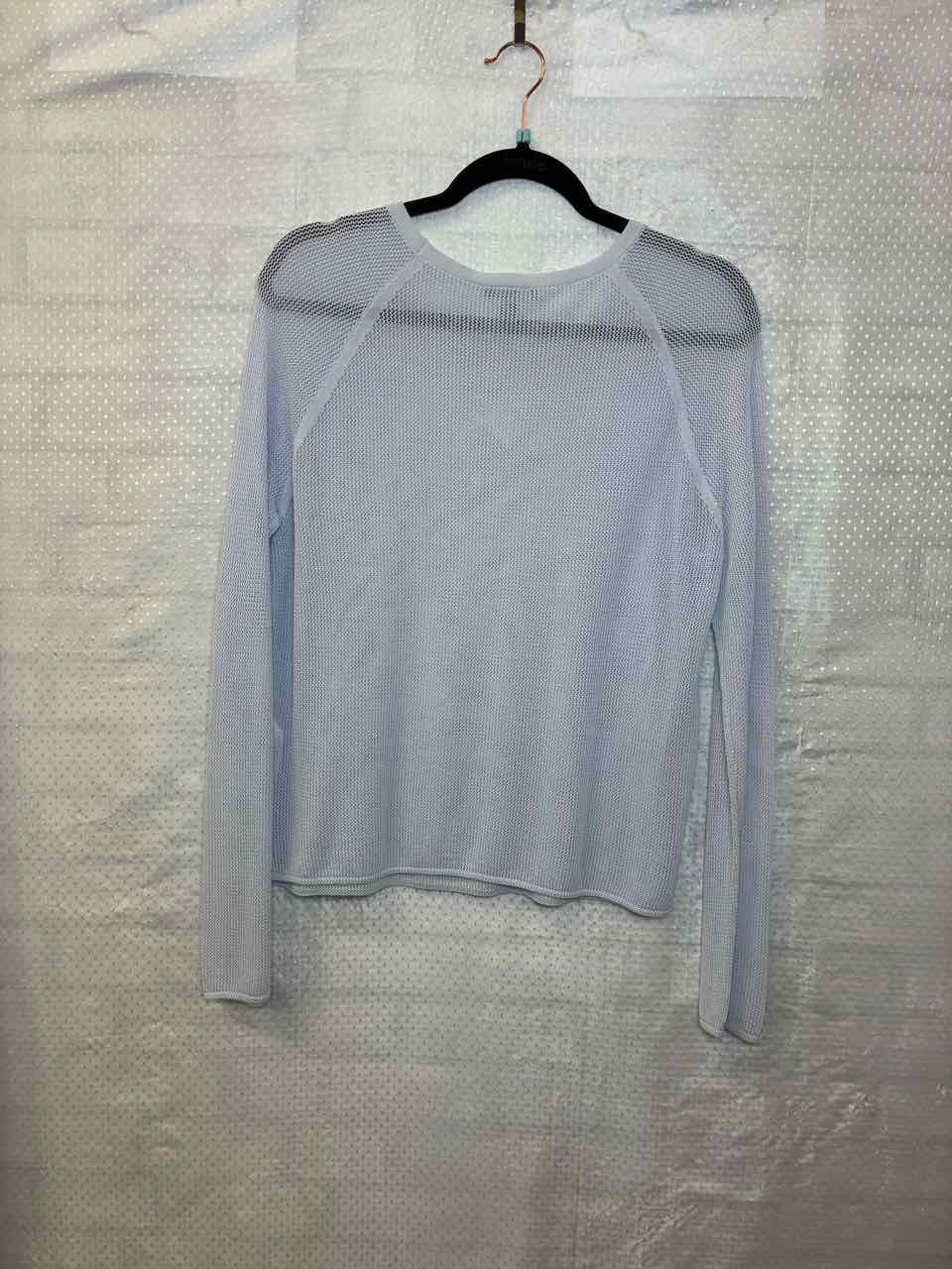 Eileen Fisher Gray Mesh Sweater Small