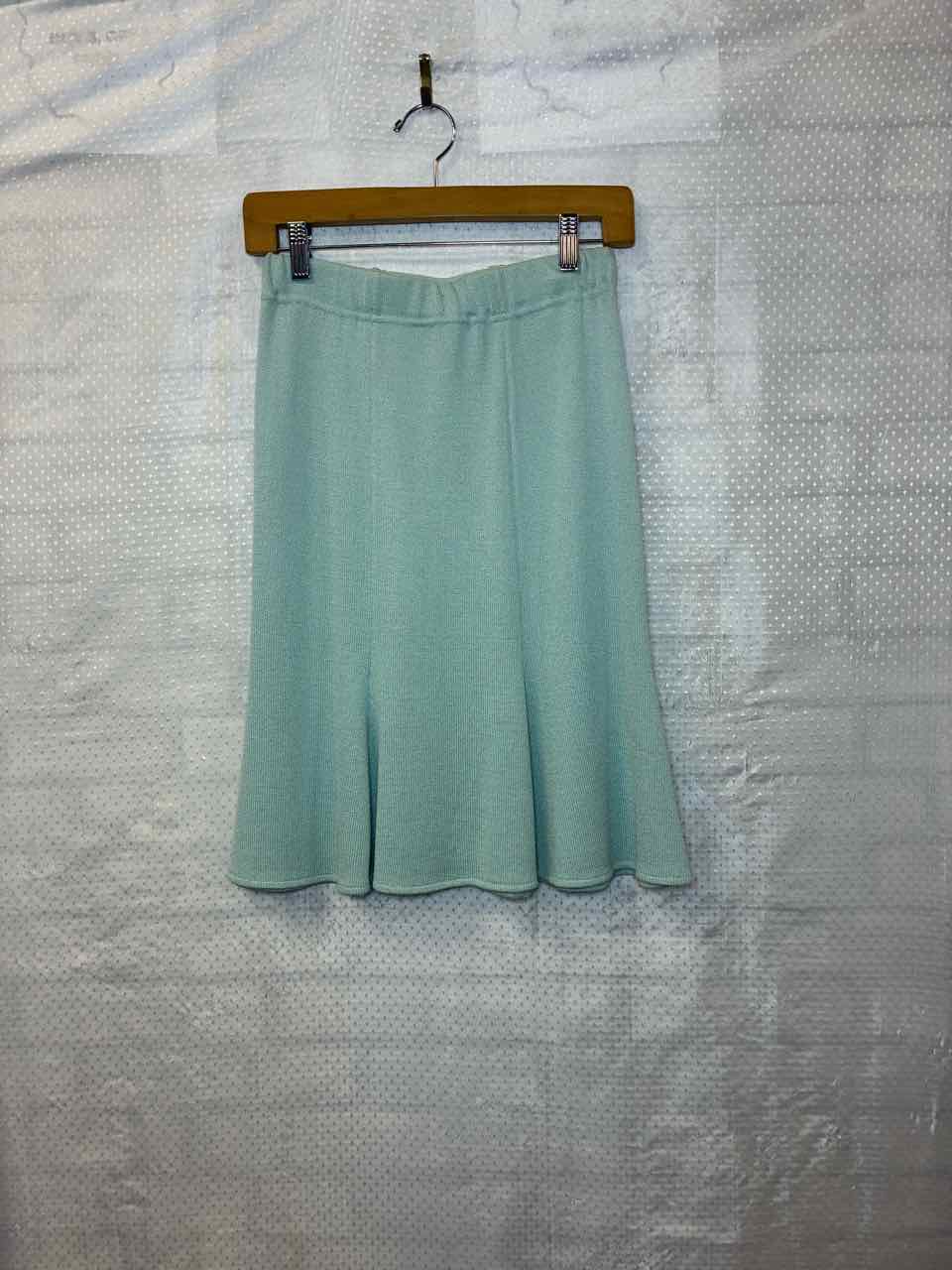 St John Powder Blue Skirt Size 2