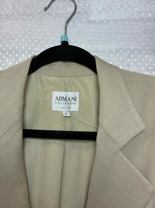 Armani Collezioni Toupe Blazer Jacket size 6 (matching bottoms too) size 6