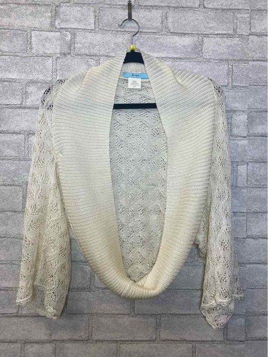 Marciano Small Cream Open Knit Shawl