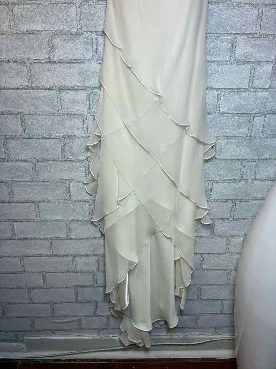 Size 6 White House Black Market Cream Dress