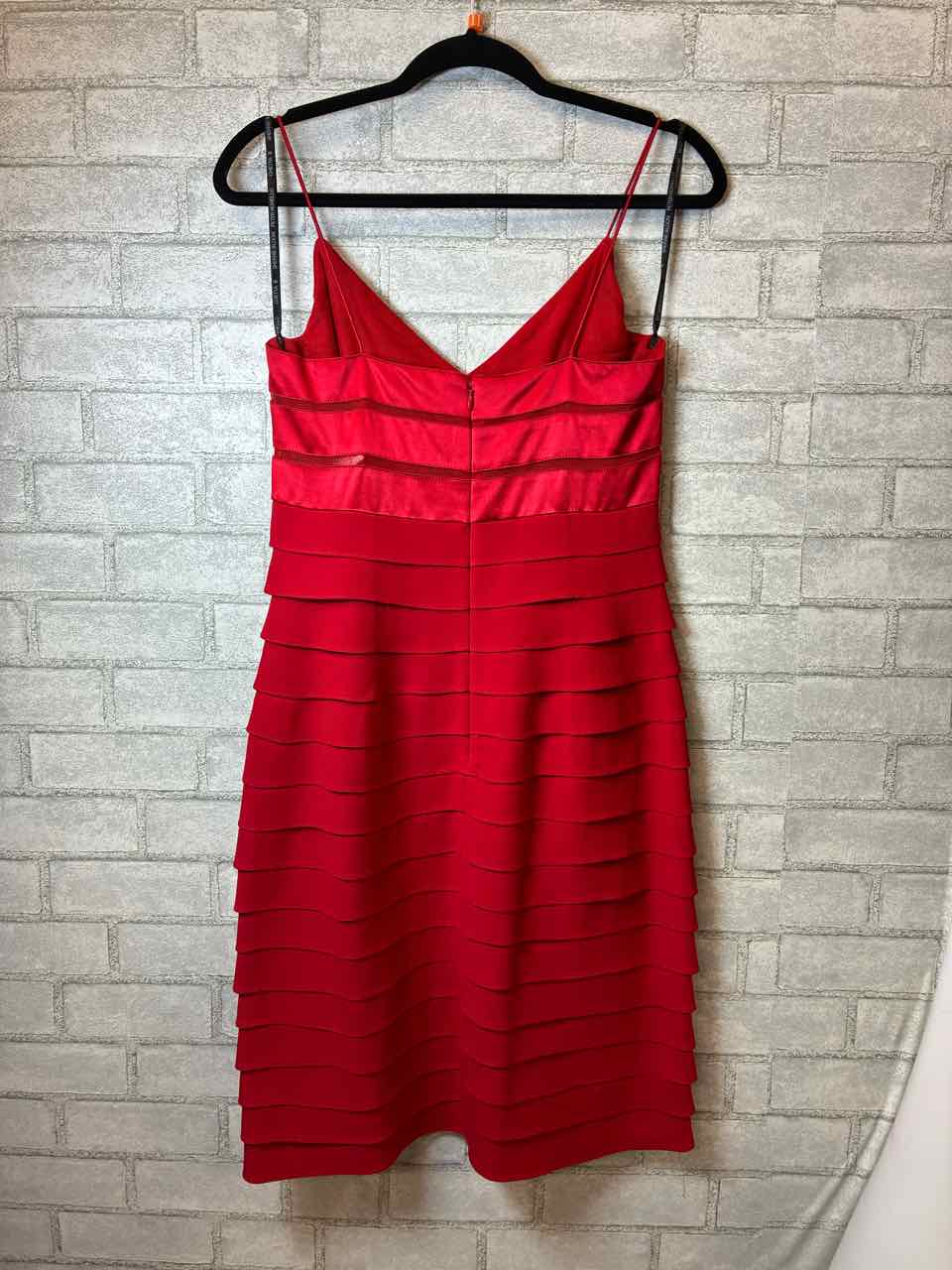 Size 6 Chetta B Red Dress