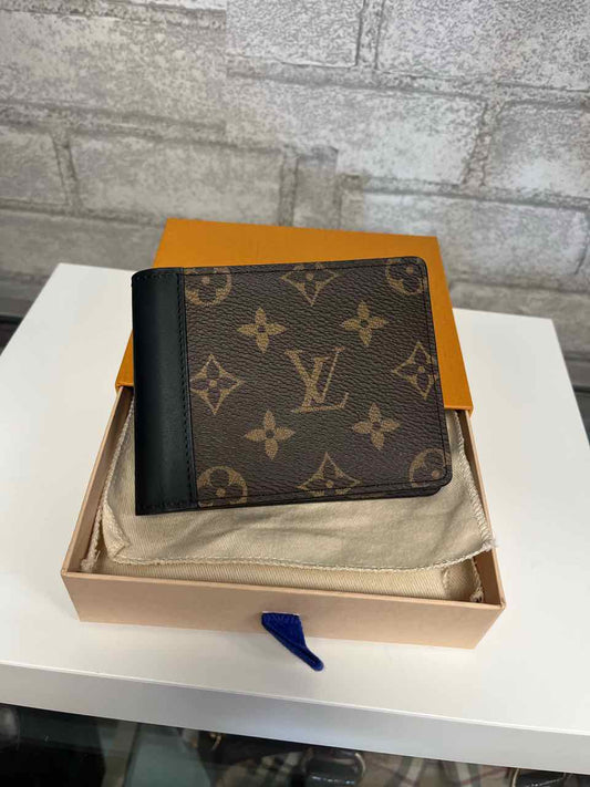Louis Vuitton Multiple Brown and Black Monogram Macassar Canvas Wallet