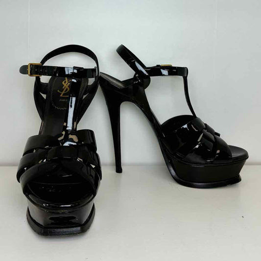YSL Black Patent High Heel Size 38