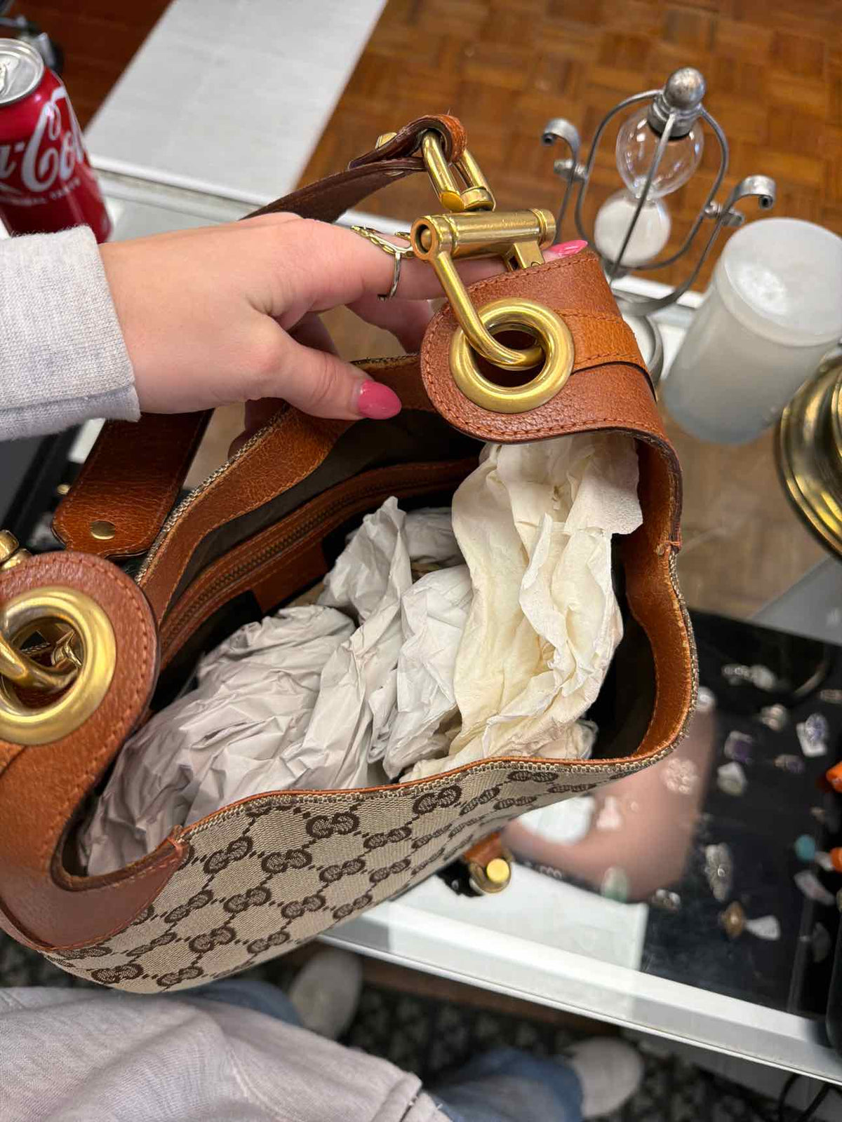 Gucci Vintage GG Monogram Jackie SHoulder Bag