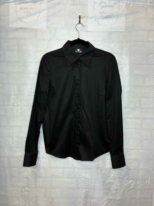 Ferragamo Black Blouse workers blouse Size 44