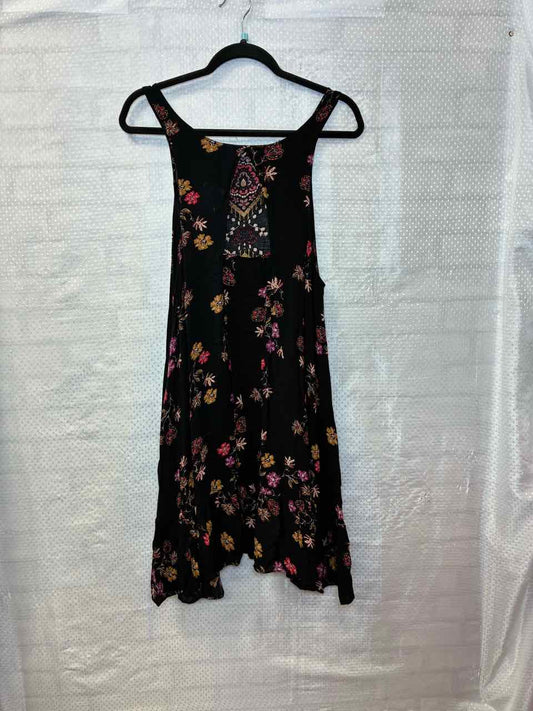 Size M Free people Black Print Dress