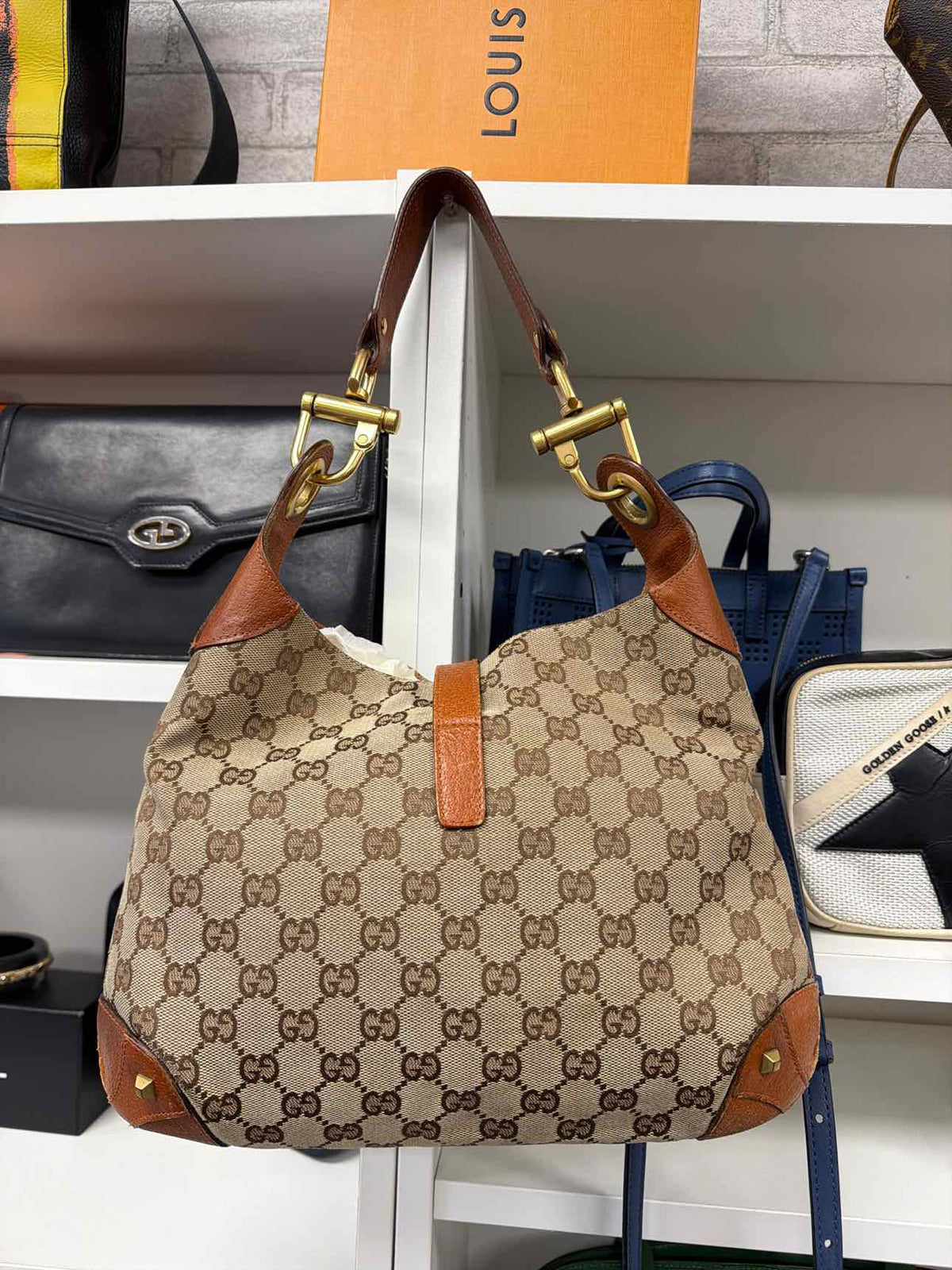 Gucci Vintage GG Monogram Jackie SHoulder Bag