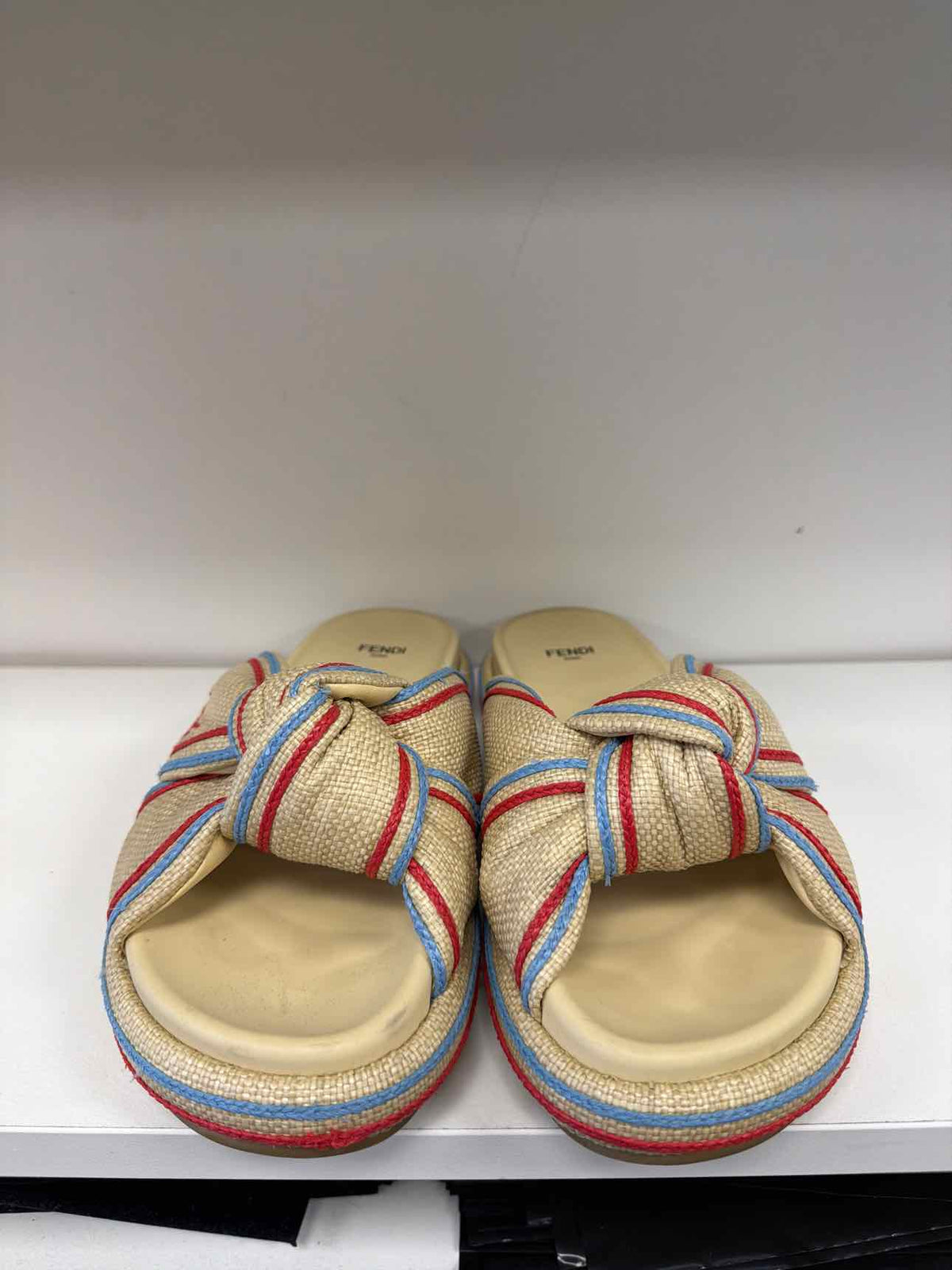 Fendi tan sandals