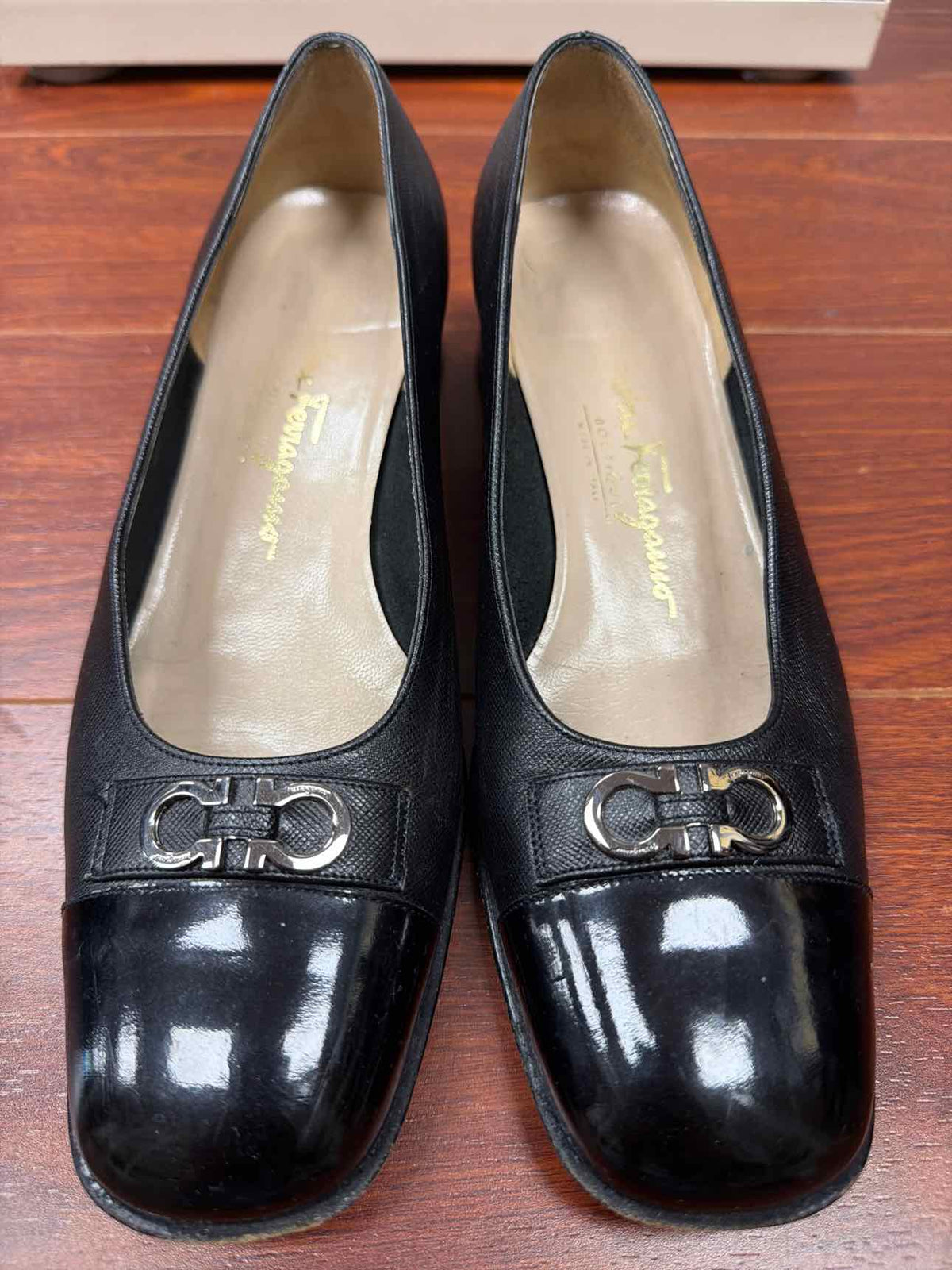 Ferragamo black loafers