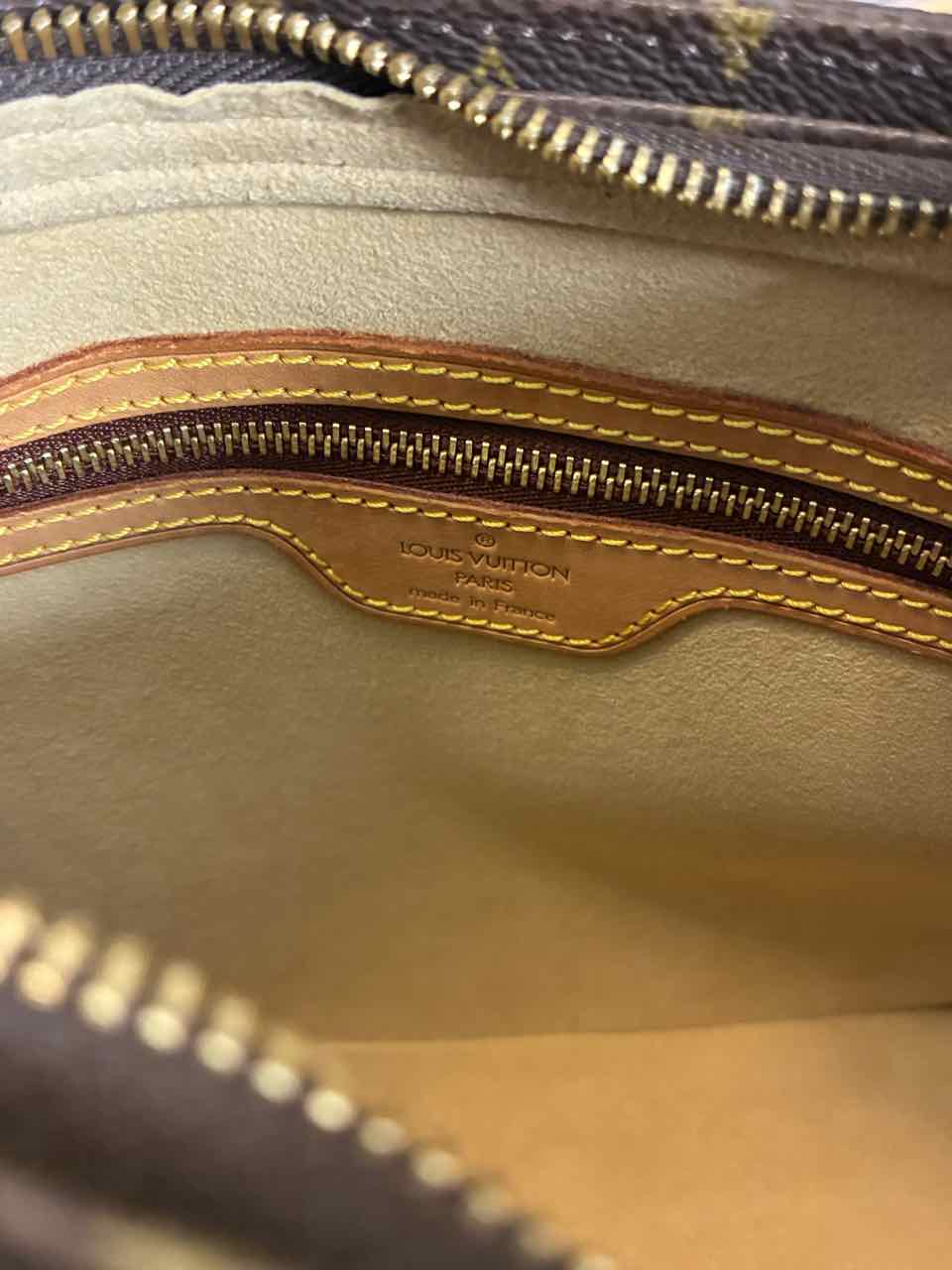 Louis Vuitton Brown  Monogram Canvas Looping MM Purse