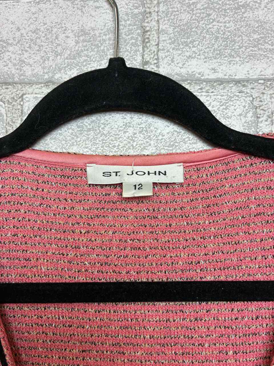 Vintage St John skirt/vest pink 12/L