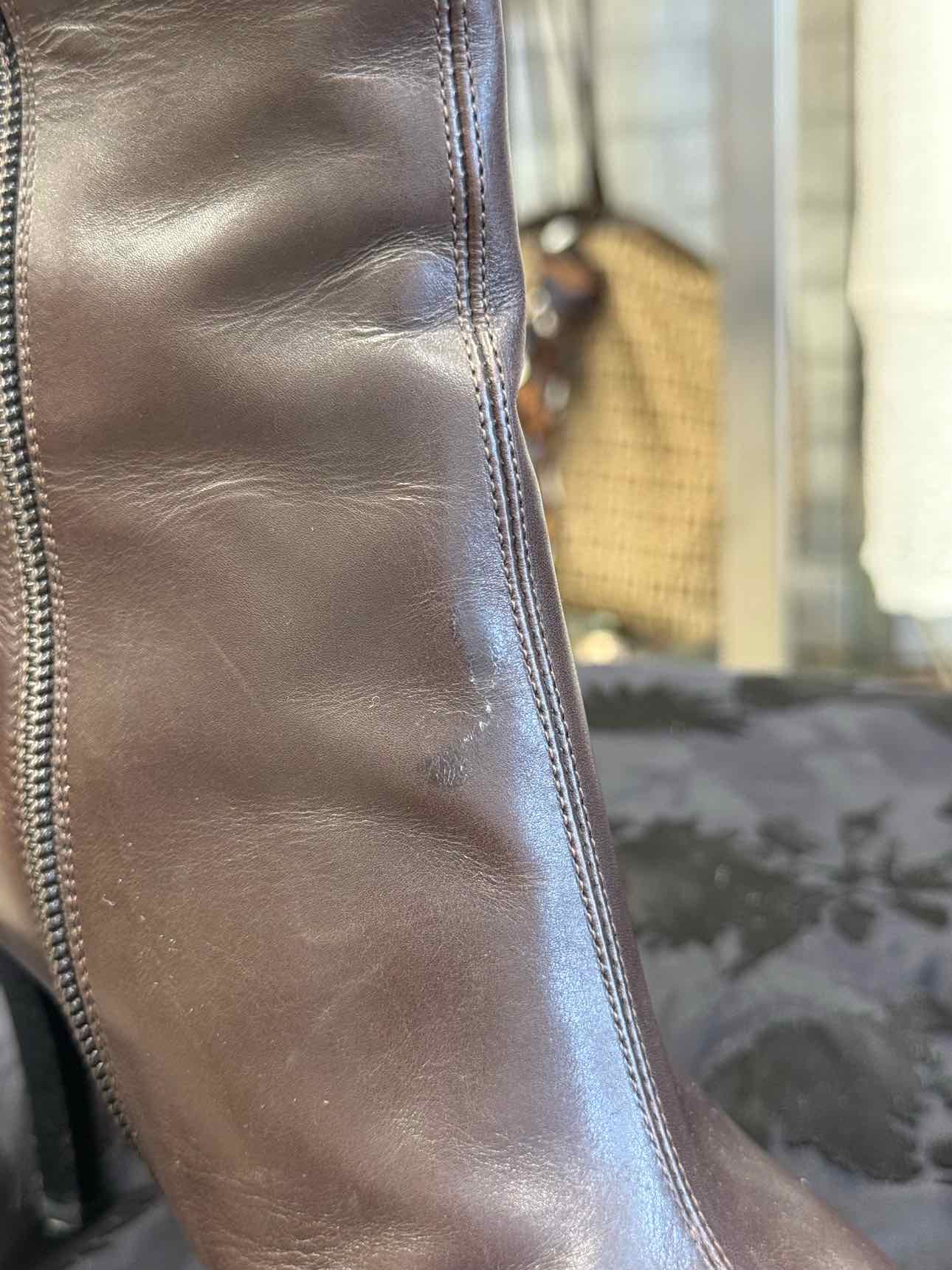 Gucci Leather Brown Boots Size 9