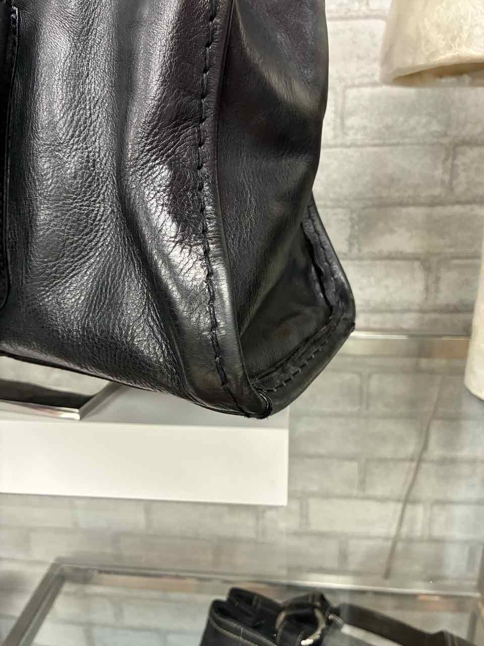 Vintage Chloe Edith Black Leather Hand Bag