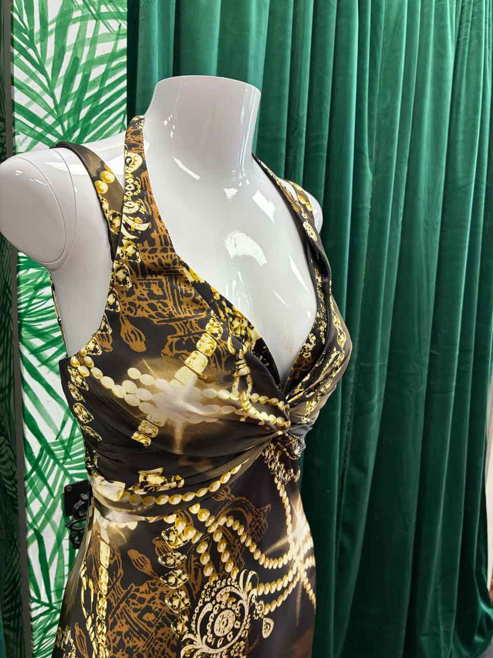 Size 10 Mary L. Couture Multi-Color Dress
