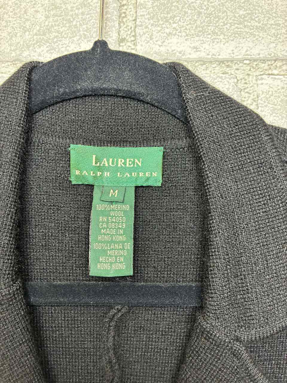 Ralph Lauren Black Wool Blazer Size M