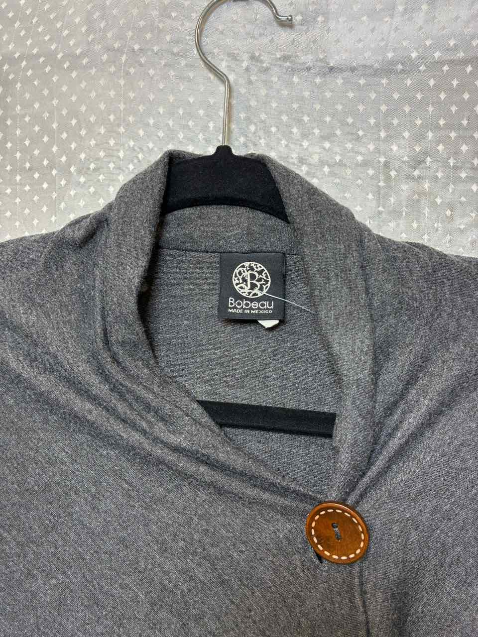 Bobeau gray sweater L
